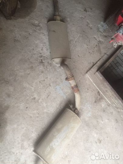 Глушитель audi 80 B3