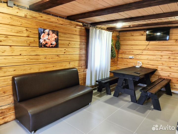 Русская баня на дровах