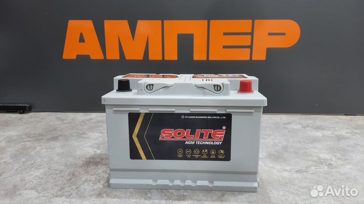 Аккумулятор 70 А.ч. Solite AGM 760 A/EN