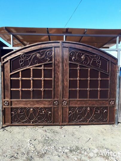 Ворота кованые