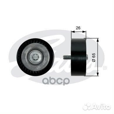 Направляющий ролик привода вспомогательных агре