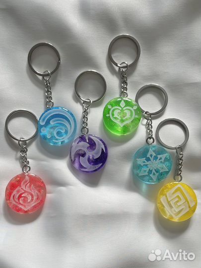 Брелки стихии Геншин