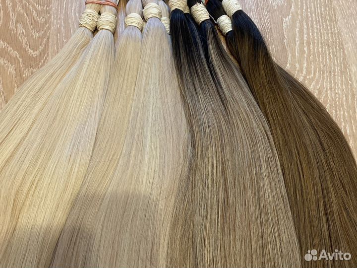 Натуральные волосы 50-80 см славянский тип