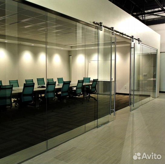 Стеклянные перегородки