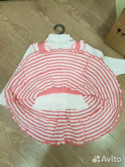 Костюм для девочки водолазка+ сарафан