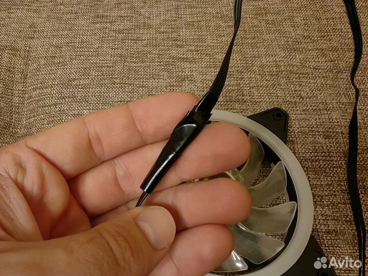 RGB-вентиляторы от корпуса hiper (3 шт.)