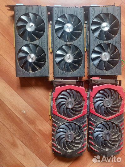 Видеокарты rx470/rx480/rx580