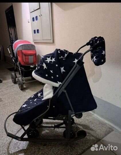 Коляска санки