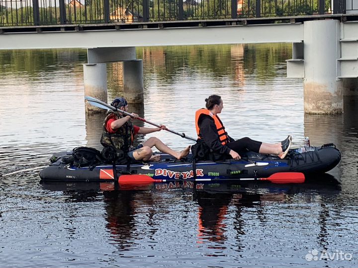 Надувная лодка кайяк
