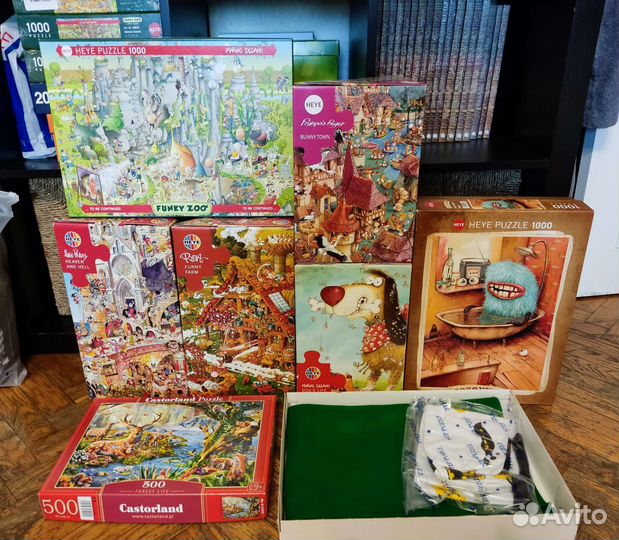 Пазлы Heye, коврик для сборки