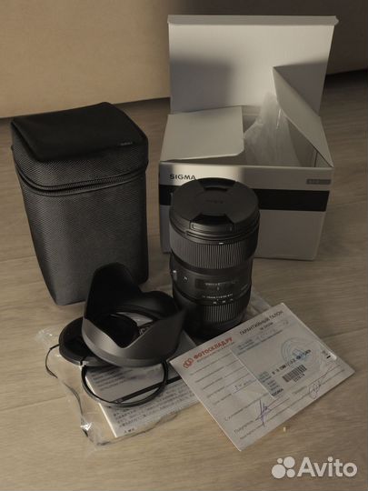 Sigma 18 35mm 1.8 art canon ef