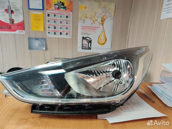 Фара левая для Хендай Солярис 2