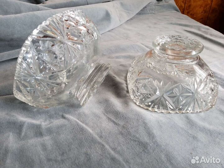 Хрустальные вазочки СССР