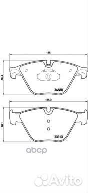 К-т дисков. тормоз. колодок P06074 Brembo