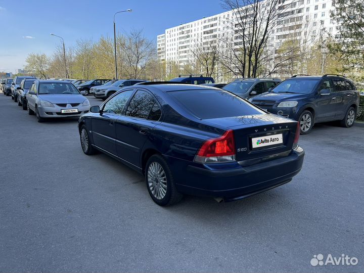 Volvo S60 2.4 AT, 2004, 252 369 км