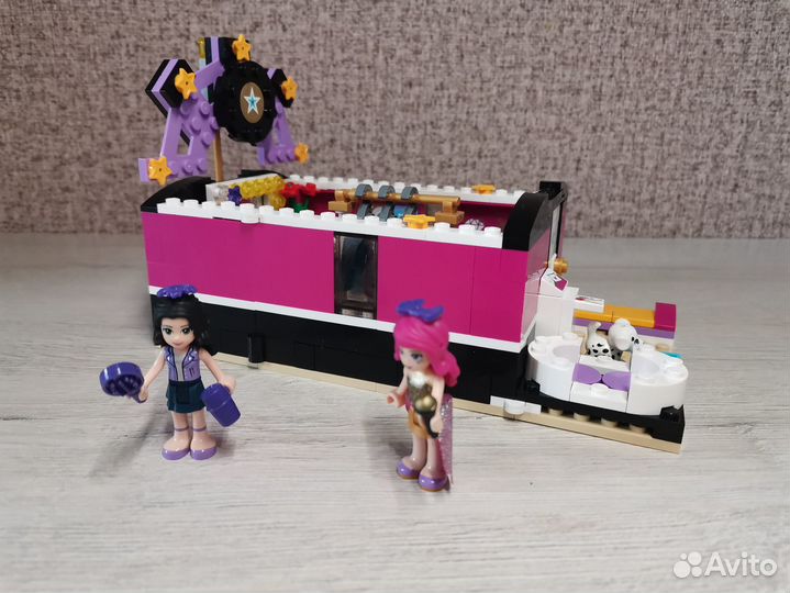 Lego friends гримерная поп звезды 41104