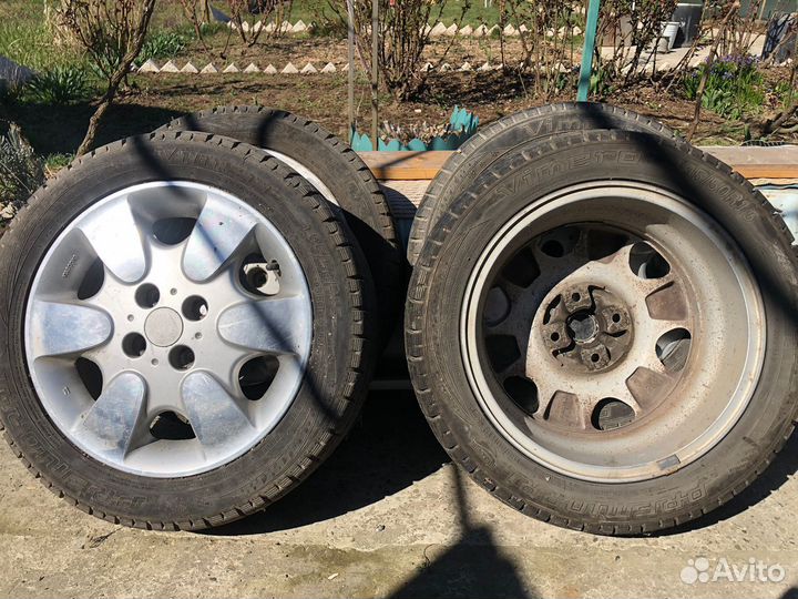 Шины летние с дисками на 15