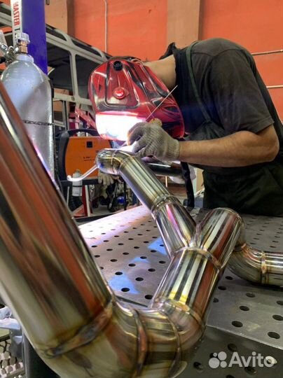 Сварка аргоном, Ремонт глушителей