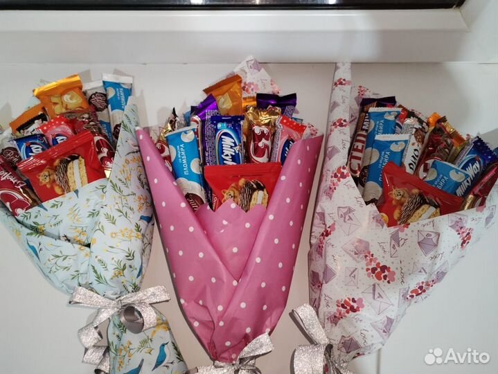 Сладкие букеты