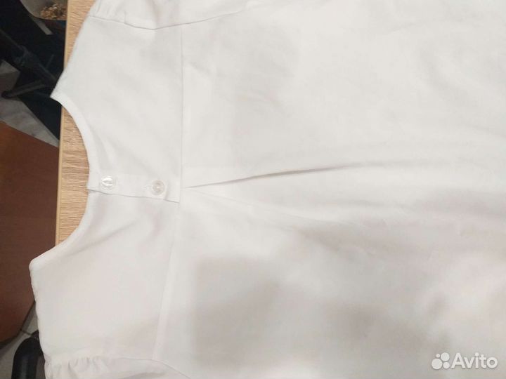 Блузка белая школьная