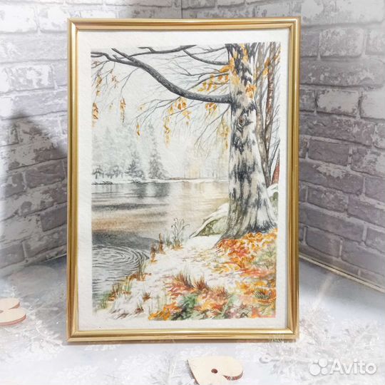 Картина акарелью на заказ