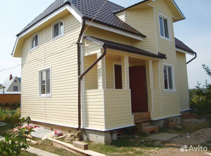 Фасад дома из сайдинга