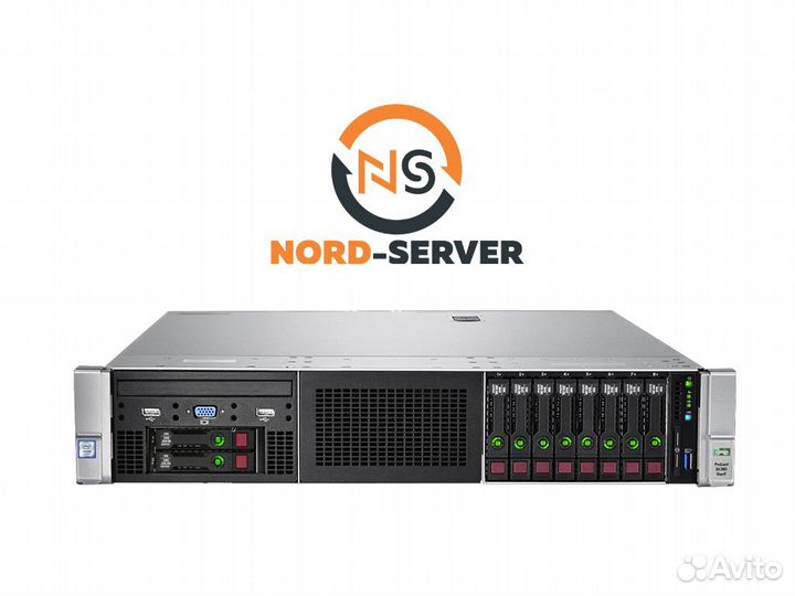 Сервер HP DL380 Gen9 10SFF 2x E5-2680 v3 256GB