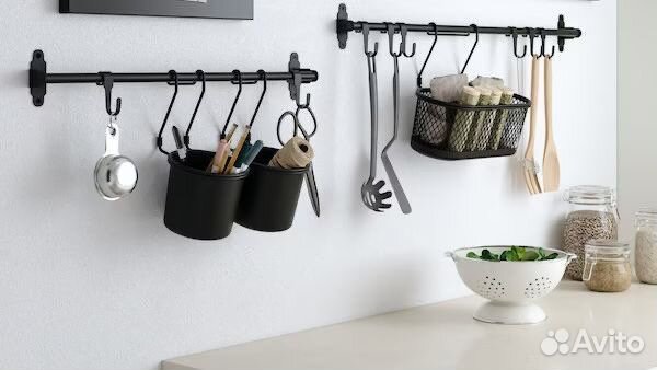 На брони Рейлинг hultarp IKEA черный