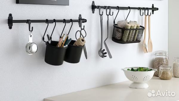 На брони Рейлинг hultarp IKEA черный