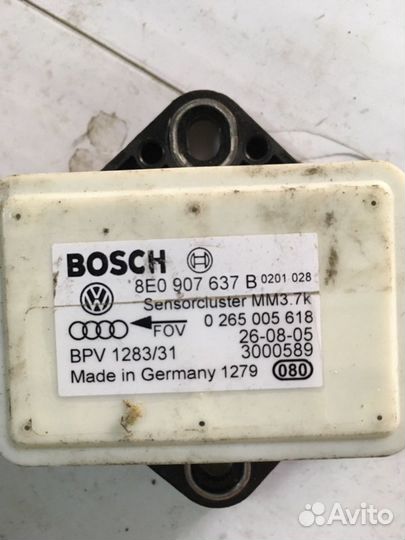 Датчик ускорение Audi A4 B7 AUK Ауди A6 C6