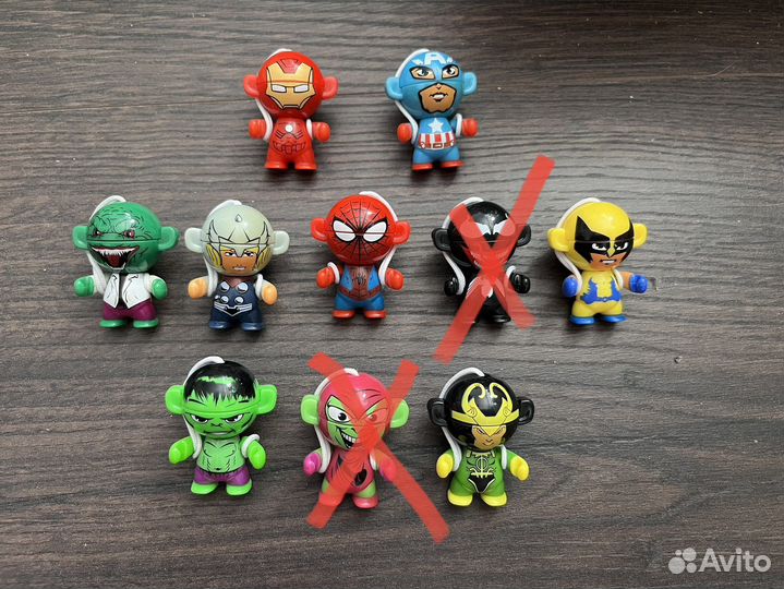 Фигурки киндер Марвел (Marvel)