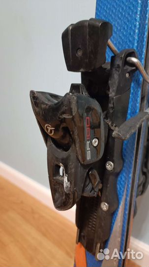 Горные лыжи, ботинки и палки