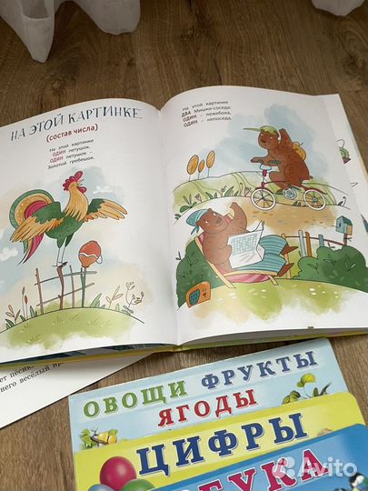 Набор книжек, пособий для малыша