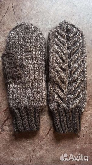 Варежки мужские