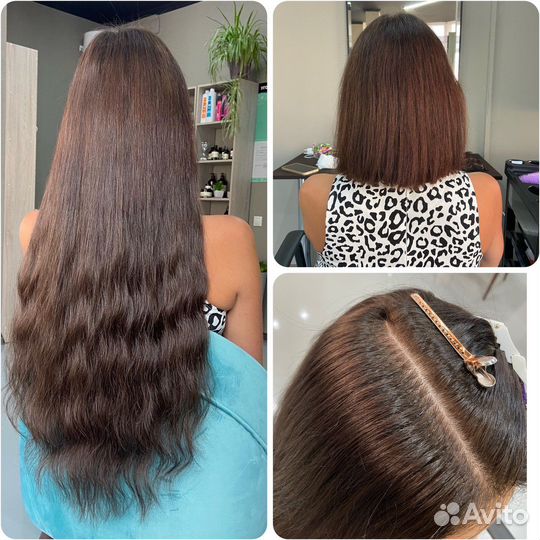 Наращивание волос качественно(волосы+работа)