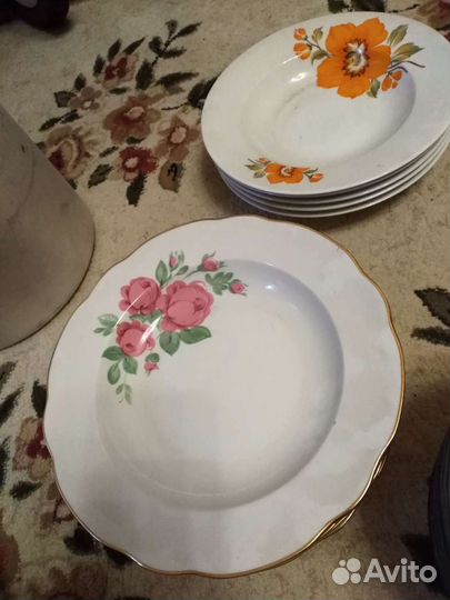 Тарелки СССР дулево и чехословакия