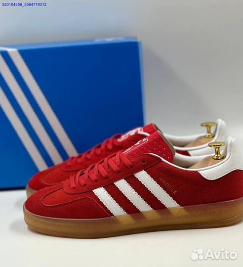 Кроссовки Adidas Gazelle Red (Арт.71539)