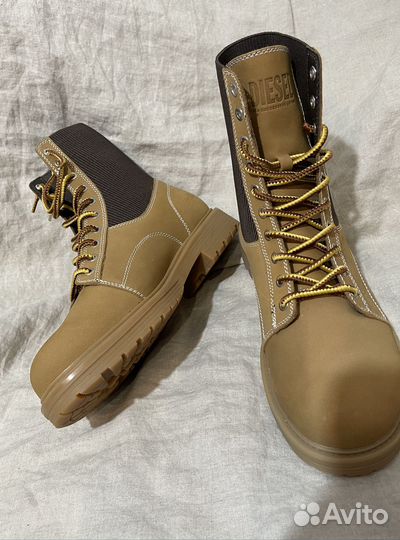 Diesel новые ботинки 43, Pollini черные челси 45