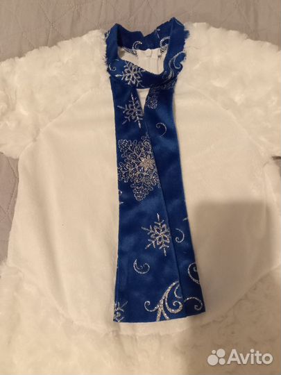 Костюм новогодний медведь белый для мальчика 104