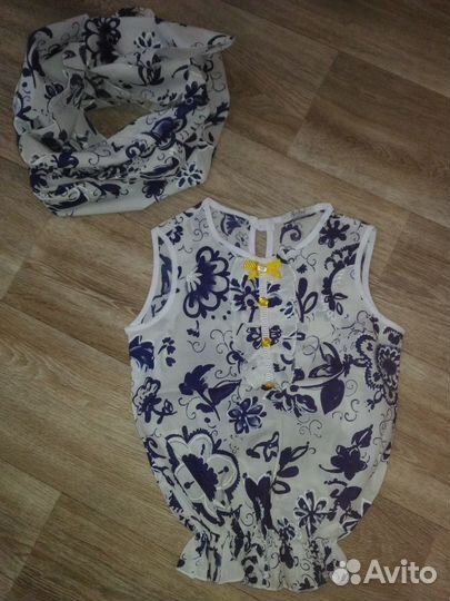 Брюки, блуза, шарфик Stillini