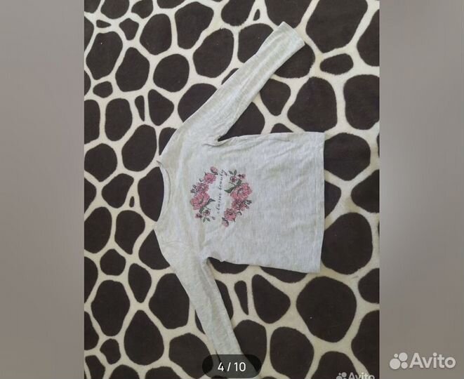 Лонгсливы на девочку 104