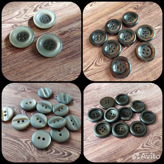 Пуговицы пальтовые. Италия