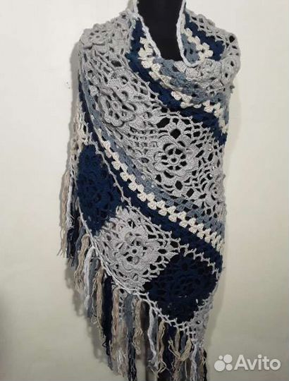 Шаль ручной работы