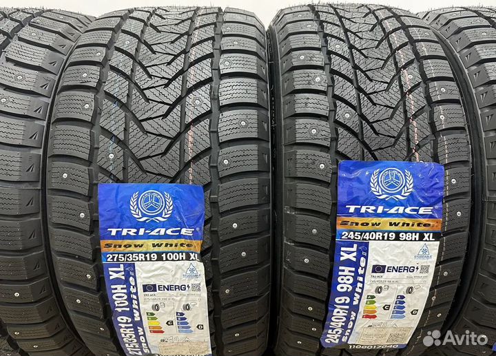 Tri Ace Snow White II 245/40 R19 и 275/35 R19 21J