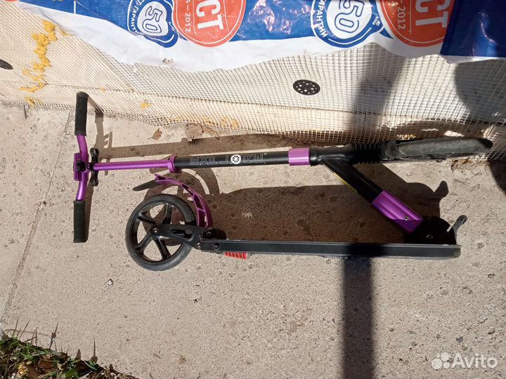 Самокат с широкой декой