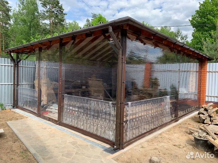 Мягкие окна для веранды