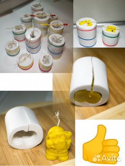 Силиконовая форма для свечей Яйцо Пасхальное 12 (0