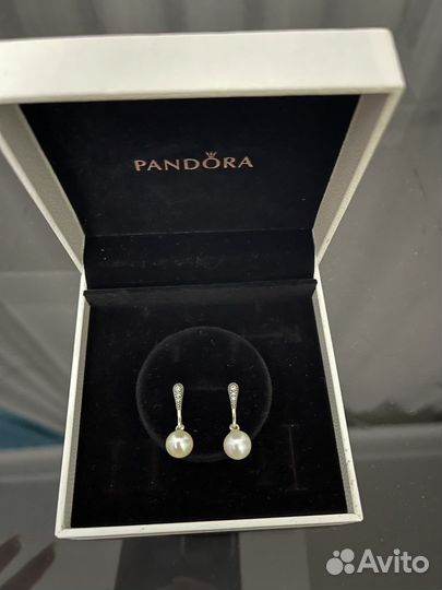Серебряные серьги Pandora