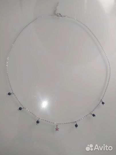 Колье цепочка серебро