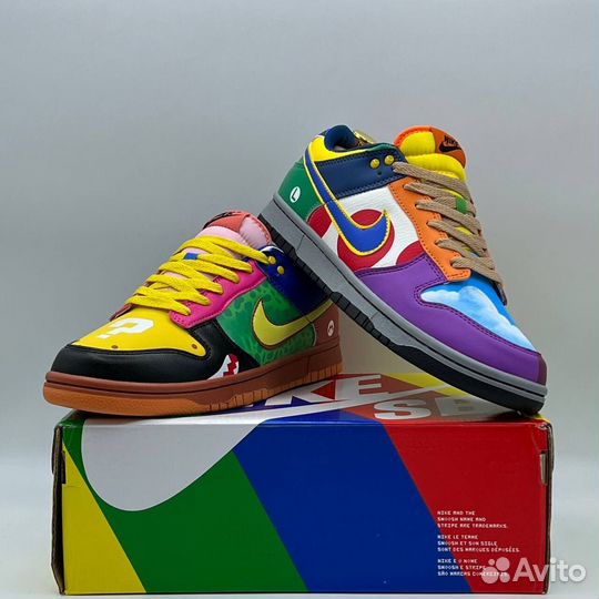Кроссовки Nike Dunk Low What The Super Mario